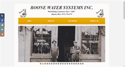 Desktop Screenshot of boonewatersystems.com