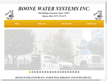 Tablet Screenshot of boonewatersystems.com